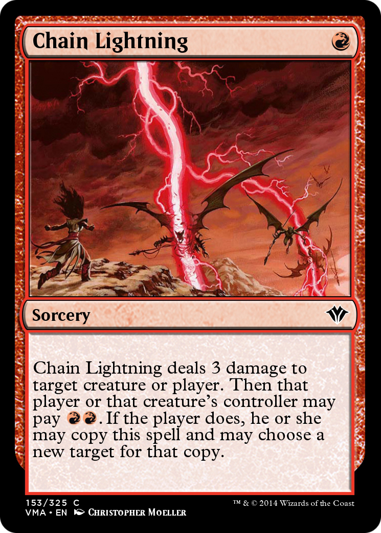 Chain Lightning (VMA-153) - Vintage Masters Foil