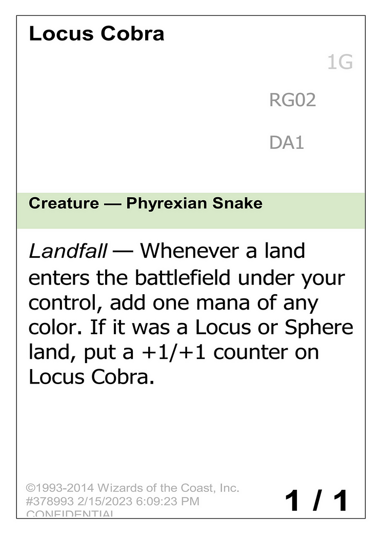 Locus Cobra (UNK-RG02B) - Unknown Event