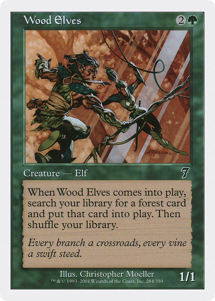 Wood Elves (7ED-284) - Seventh Edition