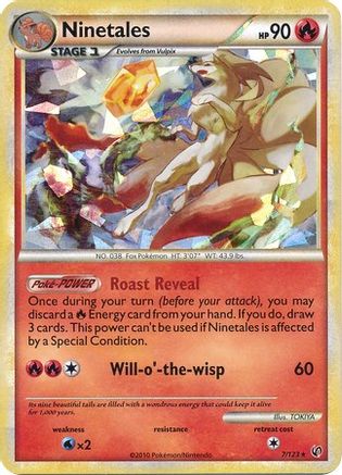 Ninetales 007/123  - Holofoil Blister Exclusives - Promo