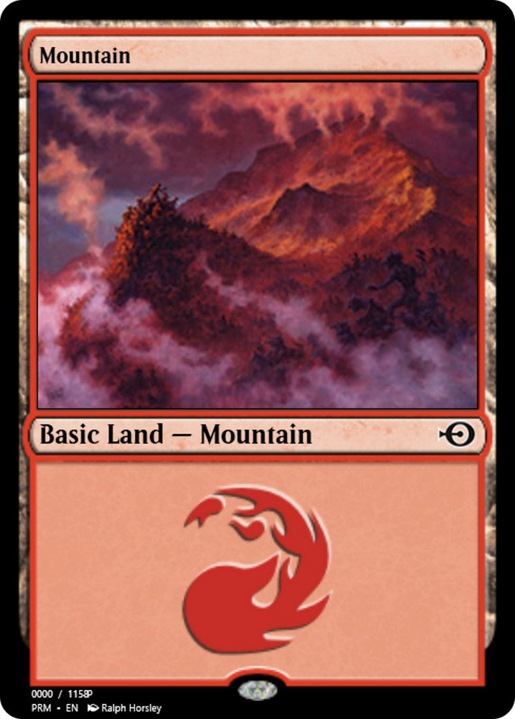 Mountain (PRM-81866) - Magic Online Promos Foil
