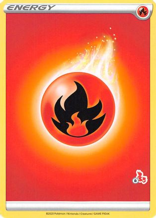 Fire Energy (#8 Cinderace Stamped)  Battle Academy 2022 - Promo