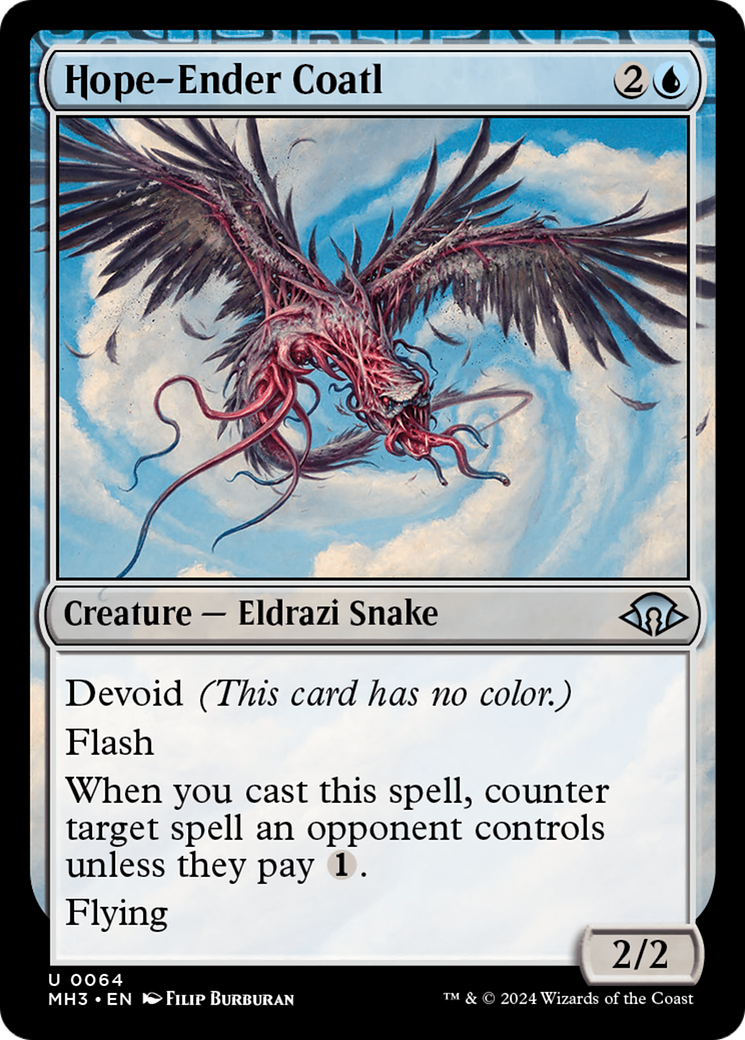 Hope-Ender Coatl⁣ - Modern Horizons 3⁣ (Uncommon)⁣ [64]