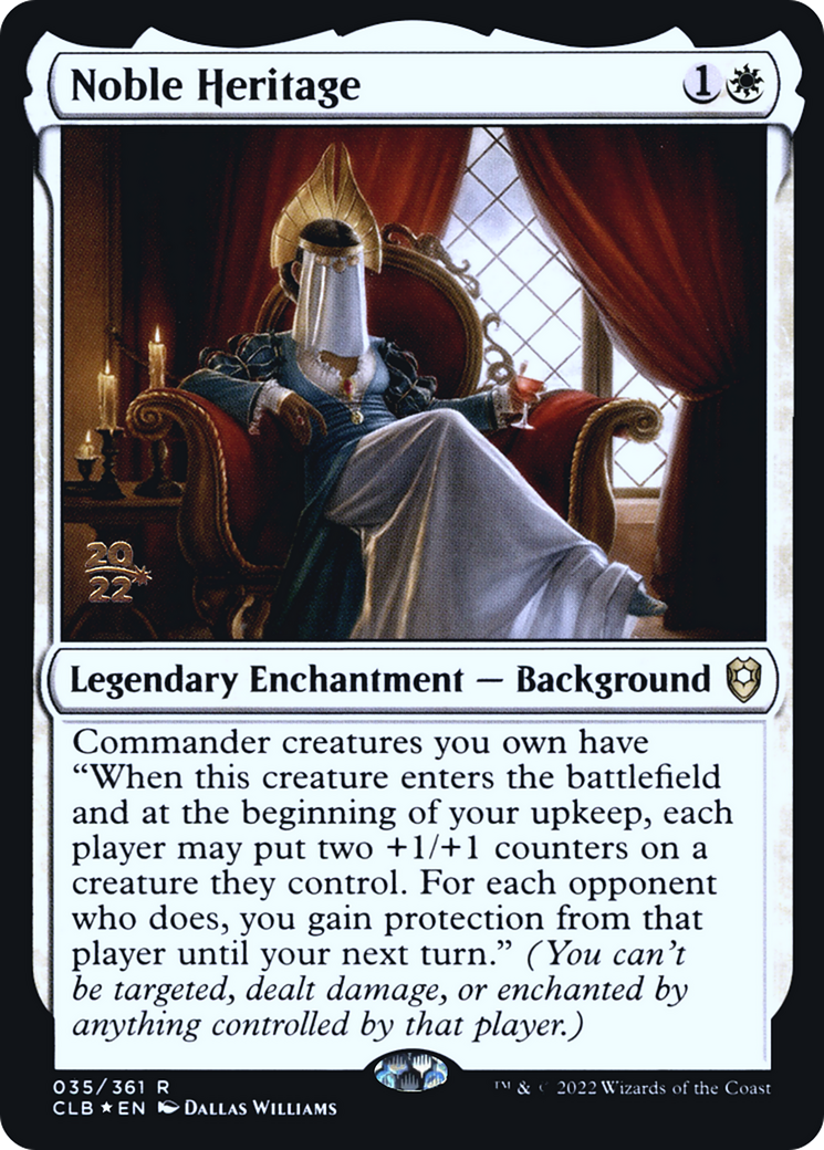Noble Heritage (PRE-35S) - Battle for Baldur's Gate Promos Foil