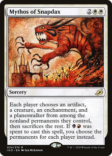 Mythos of Snapdax (IKO-024) - Ikoria: Lair of Behemoths Foil