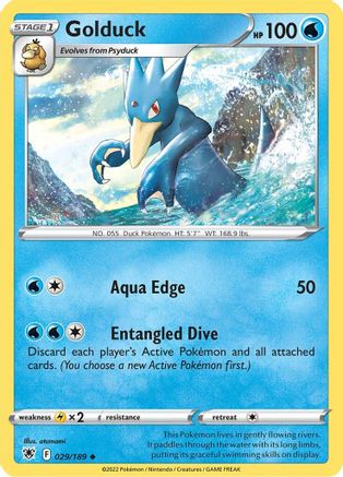 Golduck 029/189  SWSH10 Astral Radiance - Uncommon