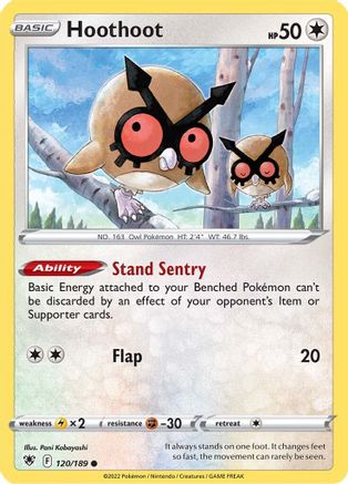 Hoothoot 120/189  SWSH10 Astral Radiance - Common