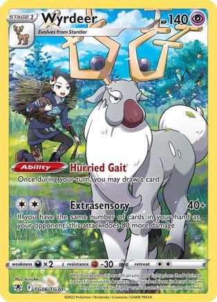 Wyrdeer TG06/TG30  - Holofoil SWSH10 Astral Radiance Trainer Gallery - Ultra Rare