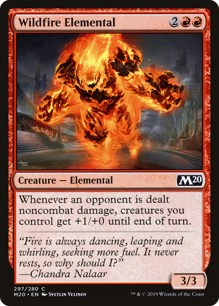 Wildfire Elemental⁣ - Core 2020: Extras⁣ (Common)⁣ [297]