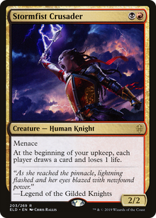 Stormfist Crusader (ELD-203) - Throne of Eldraine Foil
