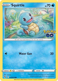 Squirtle 015/078  - Reverse Holofoil Pokemon GO - Common