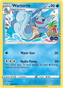 Wartortle 016/078  Pokemon GO - Uncommon