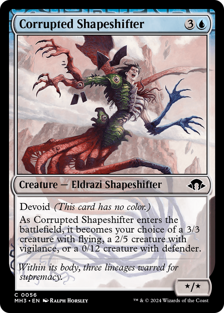 Corrupted Shapeshifter⁣ - Modern Horizons 3⁣ (Common)⁣ [56]