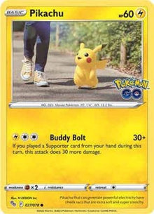 Pikachu (27) 027/078  - Reverse Holofoil Pokemon GO - Common