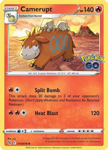 Camerupt 014/078  Pokemon GO - Uncommon