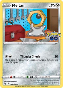 Meltan 045/078  - Reverse Holofoil Pokemon GO - Common