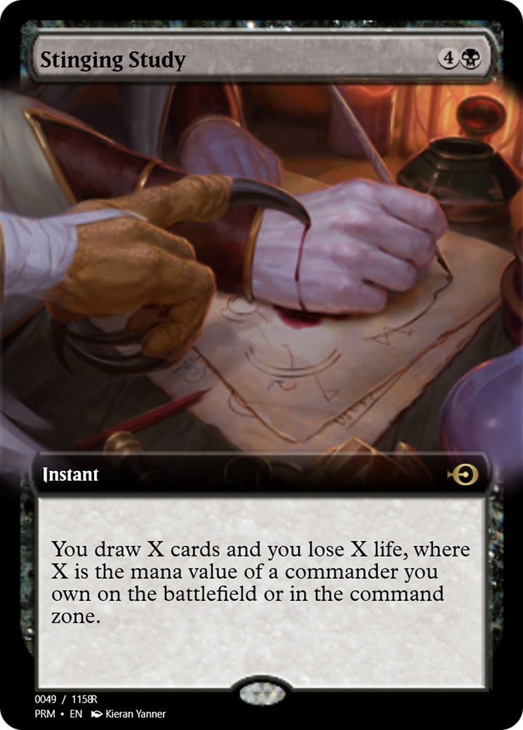 Stinging Study (PRM-90070) - Magic Online Promos Foil