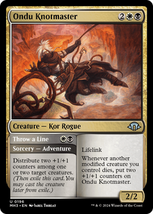 Ondu Knotmaster // Throw a Line⁣ - Modern Horizons 3⁣ (Uncommon)⁣ [196]