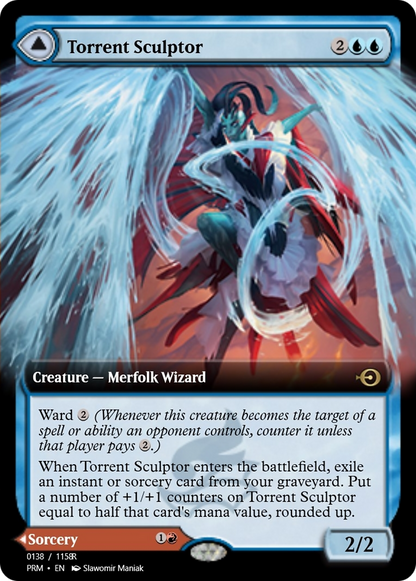Torrent Sculptor // Flamethrower Sonata (PRM-90248) - Magic Online Promos