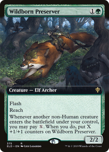 Wildborn Preserver (Extended Art) (ELD-375) - Throne of Eldraine: (Extended Art)