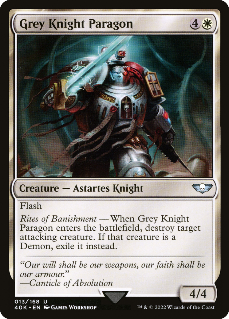 Grey Knight Paragon⁣ - Universes Beyond: Warhammer 40,000⁣ (Uncommon)⁣ [13]