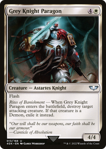 Grey Knight Paragon⁣ - Universes Beyond: Warhammer 40,000⁣ (Uncommon)⁣ [13]
