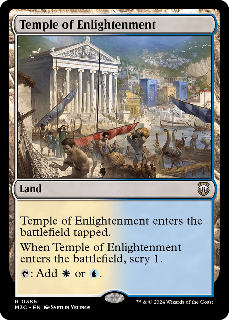 Temple of Enlightenment⁣ - Commander: Modern Horizons 3⁣ (Rare)⁣ [386]