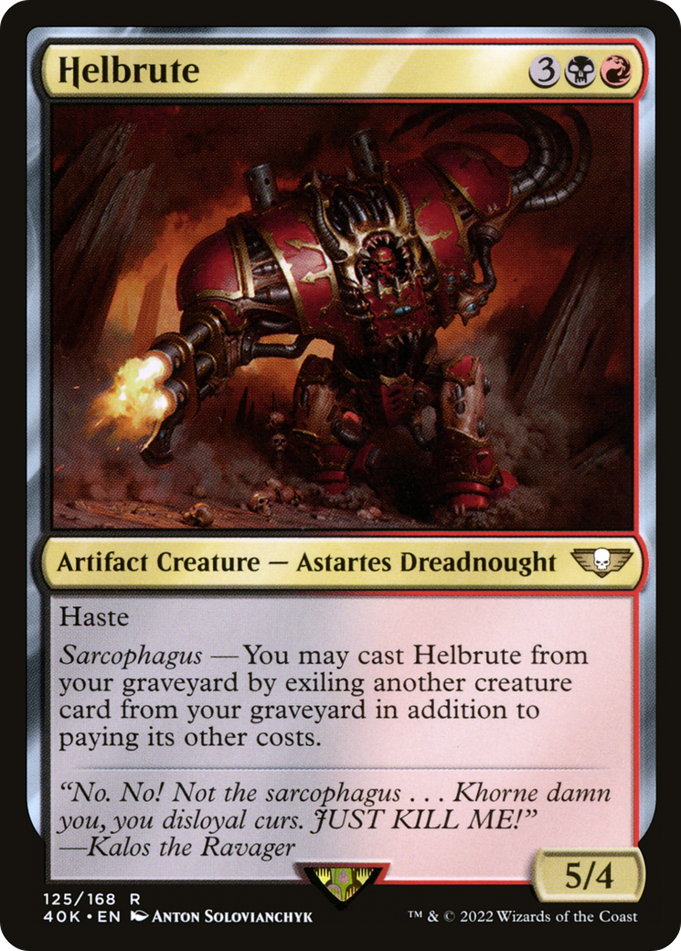 Helbrute⁣ - Universes Beyond: Warhammer 40,000⁣ (Rare)⁣ [125]