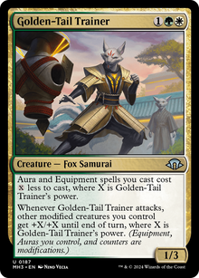 Golden-Tail Trainer⁣ - Modern Horizons 3⁣ (Uncommon)⁣ [187]