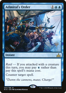 Admiral's Order (PPM20-031) - Rivals of Ixalan Promos Foil