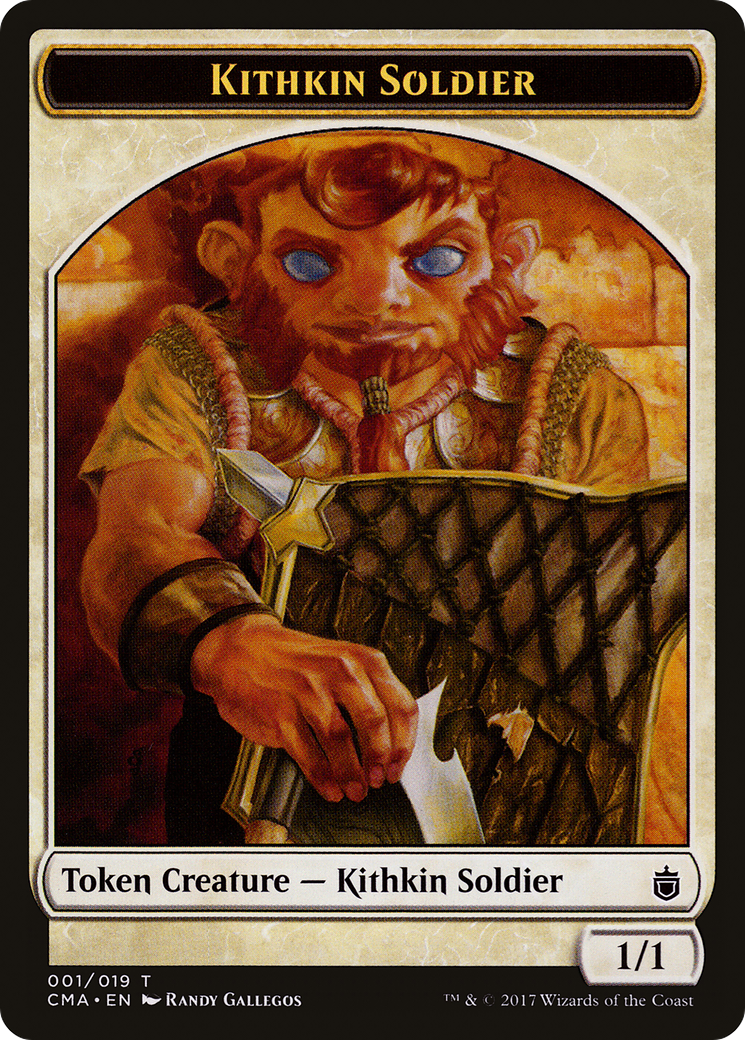 Kithkin Soldier (CMA-001) - Commander Anthology Tokens