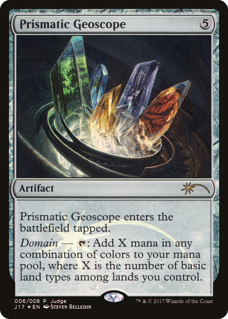 Prismatic Geoscope (JDG-006) - Judge Gift Cards 2017 Foil