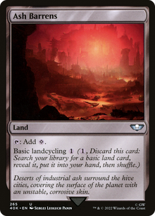Ash Barrens⁣ - Universes Beyond: Warhammer 40,000⁣ (Common)⁣ [265]