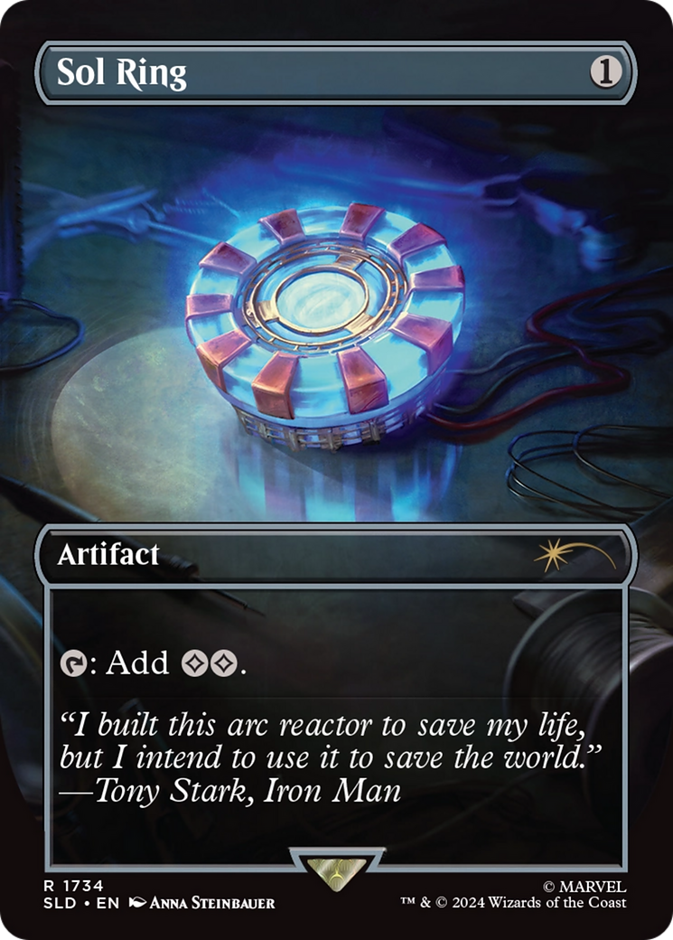 Sol Ring (SLD-1734) - Secret Lair Drop (Borderless) Foil