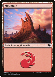 Mountain (V.3)⁣ - Game Night: Free For All⁣ (Land)⁣ [133]