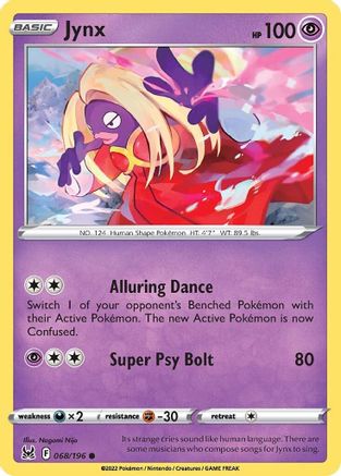 Jynx 068/196  SWSH11 Lost Origin - Common