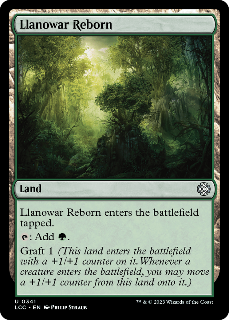 Llanowar Reborn⁣ - Commander: The Lost Caverns of Ixalan⁣ (Uncommon)⁣ [341]