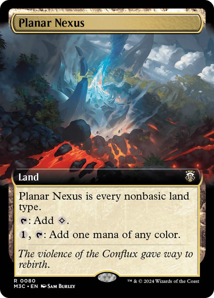 Planar Nexus (V.1)⁣ - Commander: Modern Horizons 3: Extras⁣ (Rare)⁣ [80]