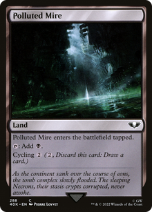 Polluted Mire⁣ - Universes Beyond: Warhammer 40,000⁣ (Common)⁣ [288]