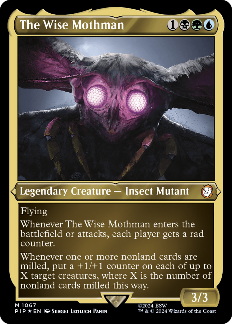 The Wise Mothman (V.1)⁣ - Universes Beyond: Fallout: Extras⁣ (Mythic)⁣ [1067]