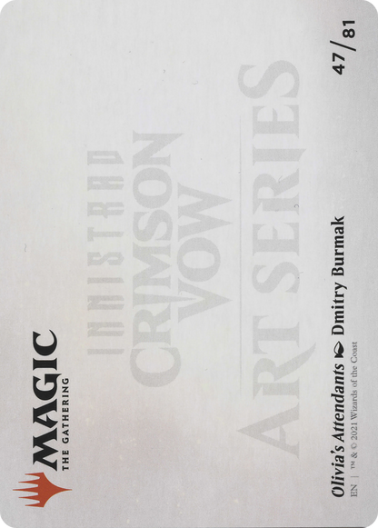 Olivia's Attendants // Olivia's Attendants (AVOW-047) - Crimson Vow Art Series (Borderless)