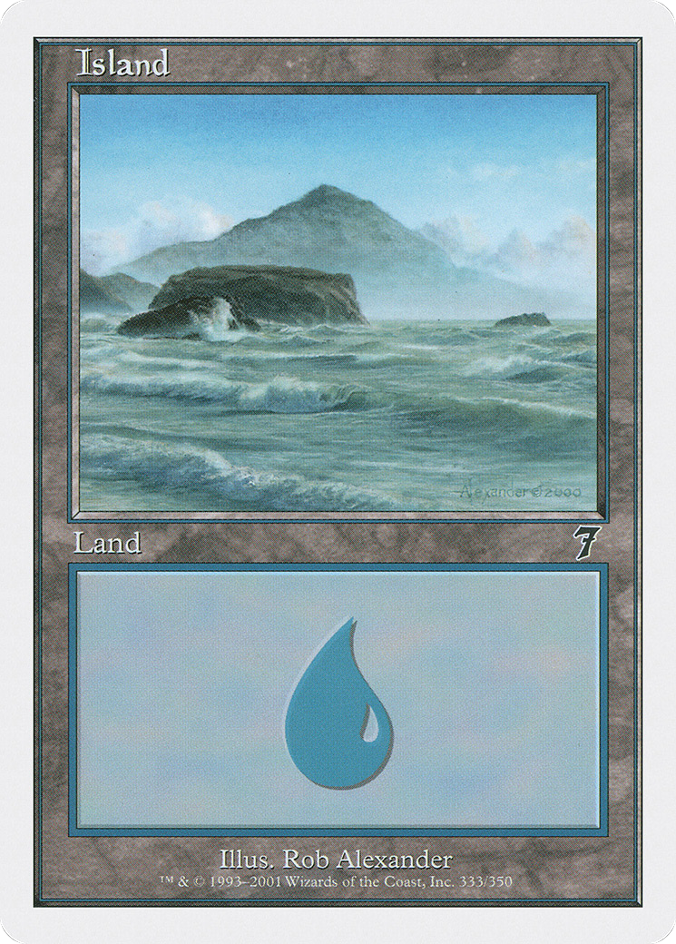 Island (333) (7ED-333) - Seventh Edition
