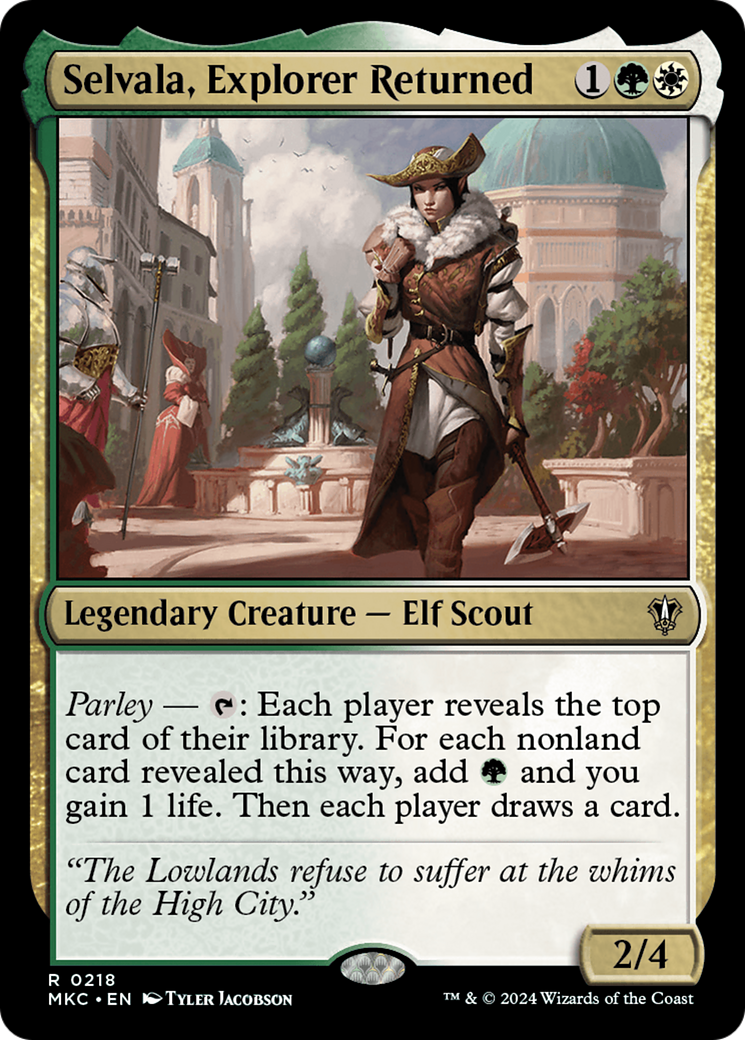 Selvala, Explorer Returned⁣ - Commander: Murders at Karlov Manor⁣ (Rare)⁣ [218]