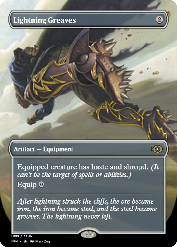 Lightning Greaves (PRM-82806) - Magic Online Promos