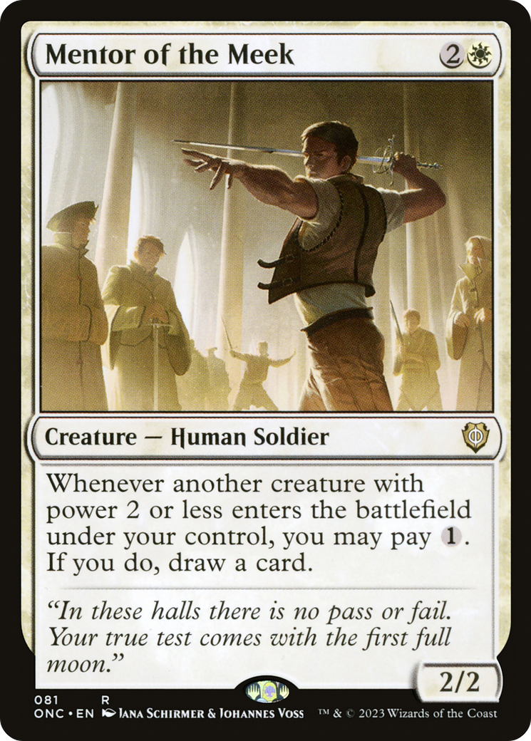 Mentor of the Meek⁣ - Commander: Phyrexia: All Will Be One⁣ (Rare)⁣ [81]