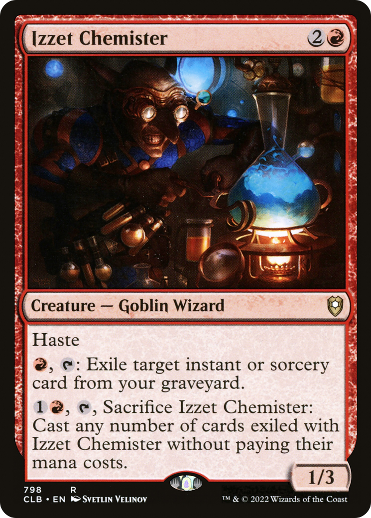 Izzet Chemister⁣ - Commander Legends: Battle for Baldur's Gate: Extras⁣ (Rare)⁣ [798]