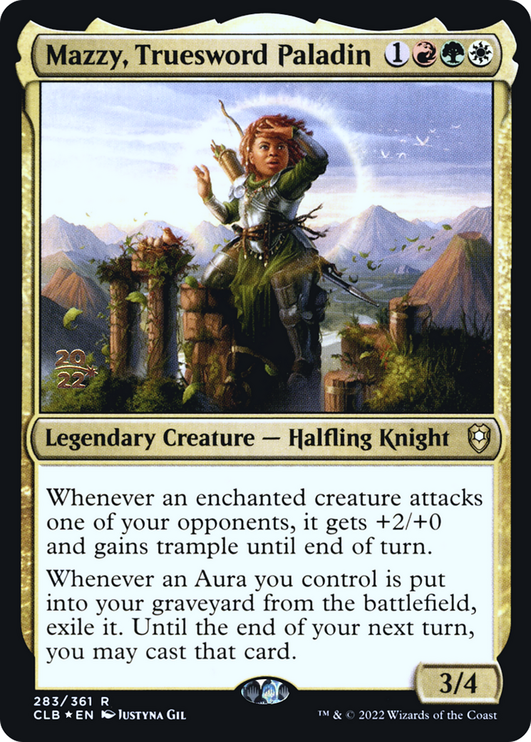 Mazzy, Truesword Paladin (PRE-283S) - Battle for Baldur's Gate Promos Foil