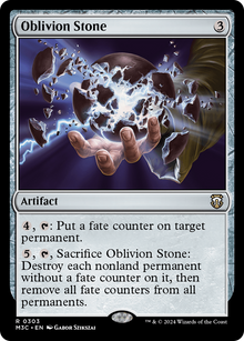 Oblivion Stone⁣ - Commander: Modern Horizons 3⁣ (Rare)⁣ [303]