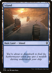 Island (V.3)⁣ - Commander Legends: Battle for Baldur's Gate: Extras⁣ (Land)⁣ [457]