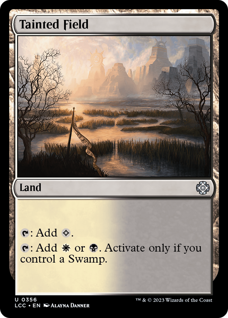 Tainted Field⁣ - Commander: The Lost Caverns of Ixalan⁣ (Uncommon)⁣ [356]